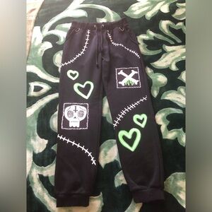 Adorable Women’s Black Printed Joggers